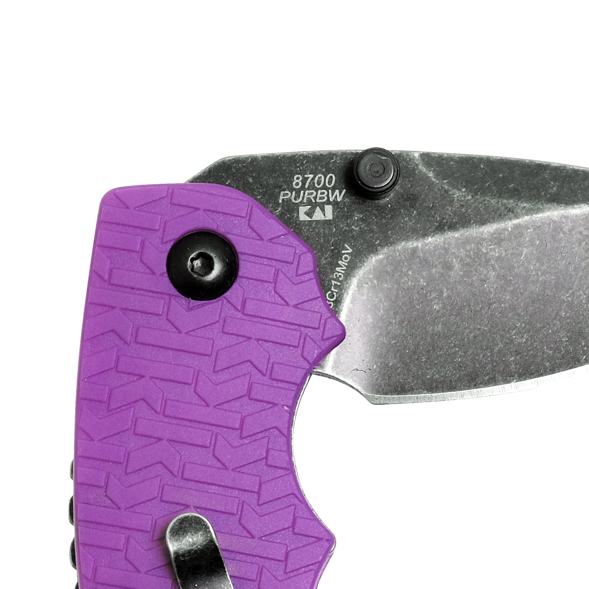 Kershaw Purple Shuffle Pocket Knife, 2.4” Stainless Steel Blade