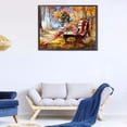 thumbnail image 3 of Kits de pintura de diamantes 5D DIY, silla de bosque de arce, taladro redondo completo, decoración de pared, arte Likrtyny decoración de arte, 3 of 9