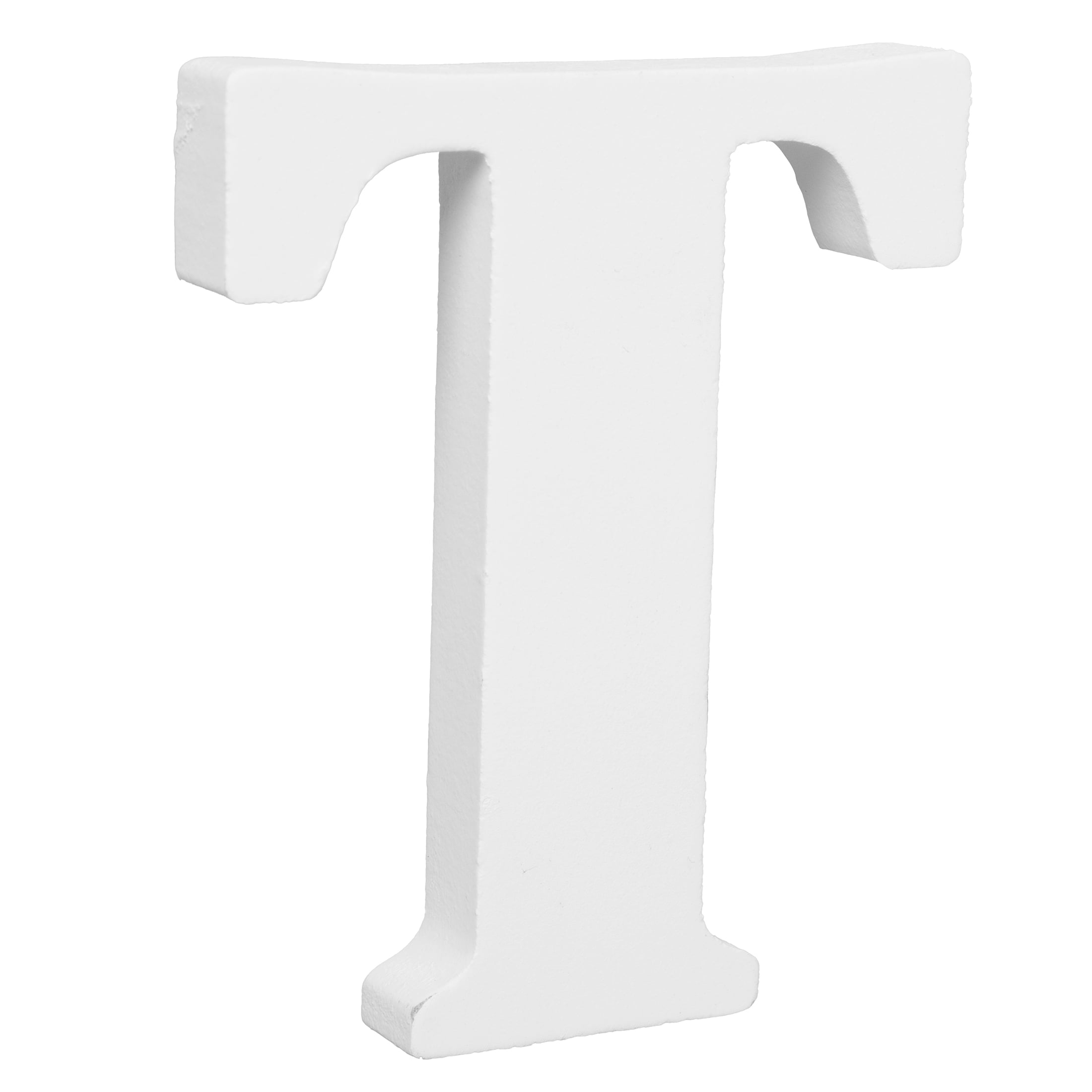 (3 pack) Cousin DIY 3" White Wood Letter T