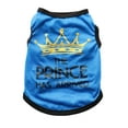 thumbnail image 1 of CSChome Pet Vest Breathable Soft Comfortable Sleeveless Crown Printing Dog Vest Pullover Daily Wear, 1 of 6