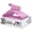 Pink, variant on Plastic Hangers 30 Pack - Perfect Space Saving Clothes Hanger - Durable and Strong - Perfect Closet Organizers with Shoulder Grooves (Pink)