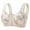 White, variant on Everyday Cotton Snap Bras - Women's Front Easy Close Builtup Sports Push Up Bra with Padded(Pink,36)