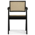 thumbnail image 4 of Simpli Home Regina Dining Armchair (Set of 2) in Black, 4 of 10