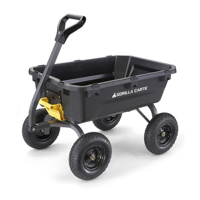 Gorilla Carts 7002864 1200 lbs Capacity Poly Dump Cart