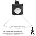 thumbnail image 4 of Mini sensor infrarrojo de cuerpo humano de 220 V, 2 unidades, interruptor de luz LED de inundación, sensor de movimiento PIR, blanco y negro., 4 of 8