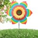 thumbnail image 3 of Girasol Molino Viento Estaca Spinner Colorido Del, 3 of 9