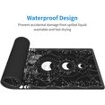 thumbnail image 4 of Black and White Skull Moth Moon Butterfly Gaming Mouse Pad 31.5x11.8inch, Non-Slip Computer Mouse Pad Waterproof Keyboard Pad, 4 of 6