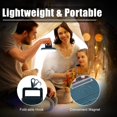 thumbnail image 5 of Camping Fan with LED Lantern, USB Rechargeable Waterproof Tent Fan with Hanging Hook Magnet Survival Kits for Indoor Outdoor Hiking Car Office Desk Outdoor Emergency Power Outage, 5 of 8