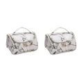 thumbnail image 1 of QualitChoice Modèle Sac Cosmétique Commode Femmes Sac de Rangement Sac de Transport Contenant Conteneur de Retenue Organisateur de Maquillage de Voyage Type 2 2Set, 1 of 6