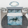 thumbnail image 3 of Designart 'Geode Interior with Light Blue crystals' Mid-Century Modern Duvet Cover Set, 3 of 4