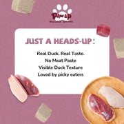 PAWUP Freeze Dried Duck Treats for Dog and Cat, Raw Single Ingredient Duck Breast, Grain Free, High Protein Snacks for Training, 4.6oz