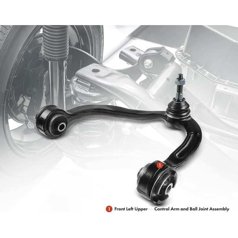 MOOG Front Upper Control Arm & Ball Joint Pair | Fits Ford F-150, Lincoln Navigator, Mark LT (RK80306/RK80308)