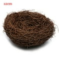 thumbnail image 2 of Handmade Vine Brown Bird Nest House Home Nature Craft Holiday Decoration, 2 of 4
