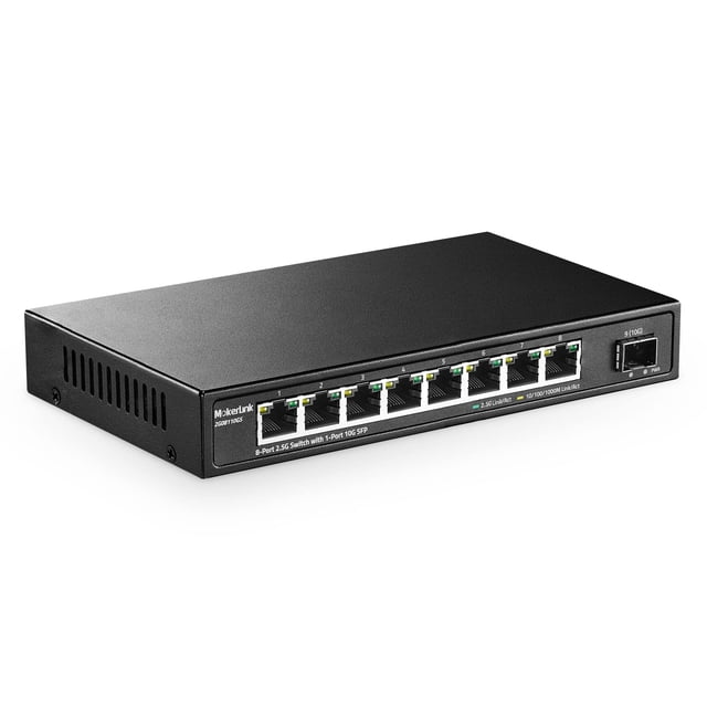 Switch de red MokerLink de 8 puertos 2,5G con SFP+ de 10G