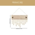 thumbnail image 2 of WRISTBIQUE Suspended Calendar Decor Birthday Reminder Wooden Hanging Calendar 1 Set, 2 of 8