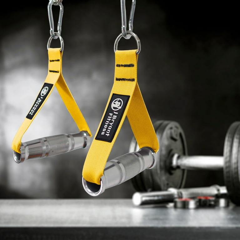 J Bryant Fitness Metal Gym Handles for Cable Machine Attachment