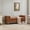 Brown, variant on New 66.34" Upholstered End of Bed Bench with Natural Finish Wood Frame, Daybed, Footrest Stool Ottoman with Arms & Wood Legs & 2 Bolsters for Bedroom, Window, Living Room, Entryway, Hallway