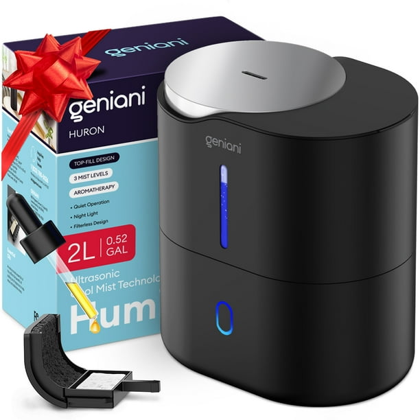 Geniani Top Fill 2L Cool Mist Humidifiers & Essential Oil Diffuser for