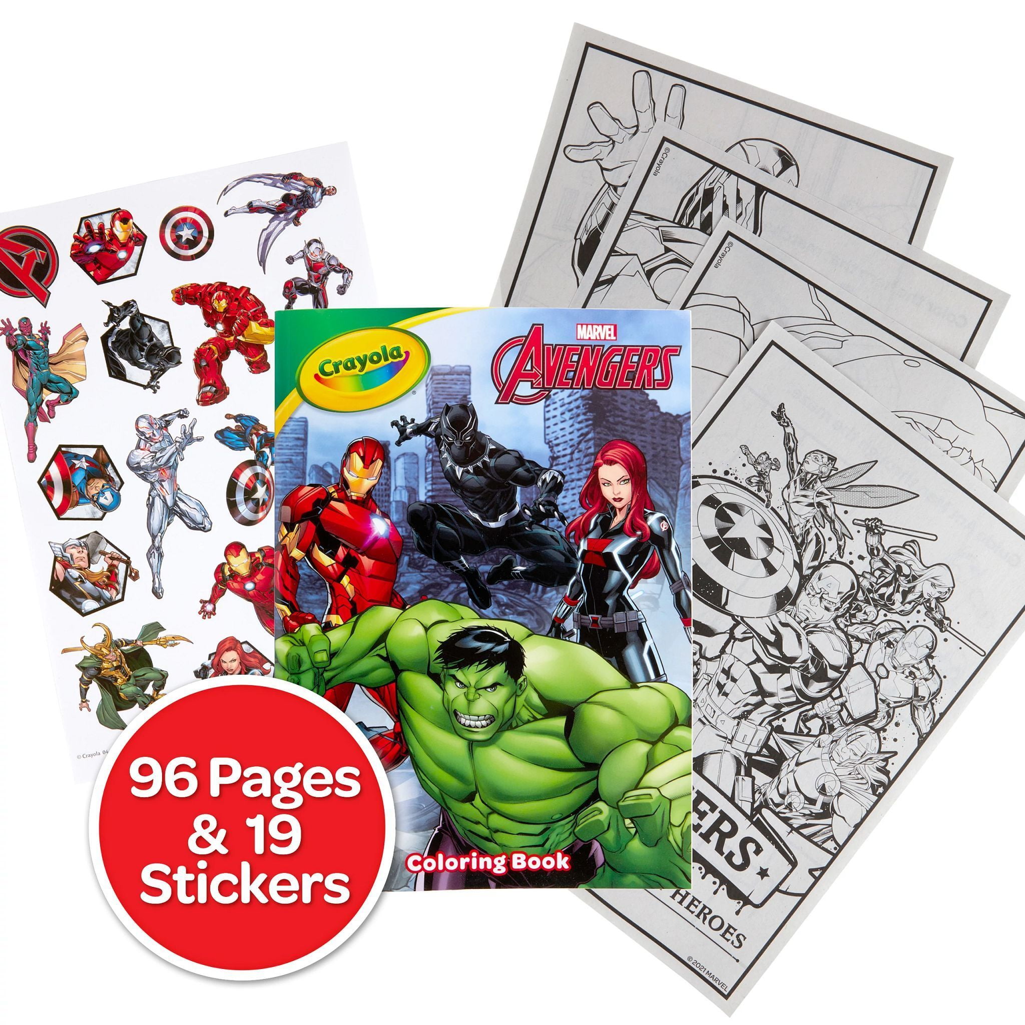 Marvel Avengers Boys Classic Art Craft Pencils & Stickers Colouring Activity Set for sale online 