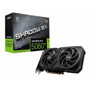 MSI SHADOW GeForce RTX 5060 Ti 16GB GDDR7 PCI Express 5.0 Graphics Card RTX 5060 Ti 16G SHADOW 2X OC PLUS