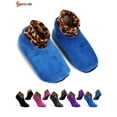thumbnail image 2 of Spencer Indoor Non-Slip Thermal Socks Leopard Printed Floor Socks Fuzzy Slipper Socks for Ladies Girls, 2 of 9