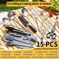 thumbnail image 3 of Camping Accessories Gear Haves  Cooking Utensils Set Rv Kitchen Backpacking Supplies Camper Gadgets Outdoor Hiking Travel Picnic Gifts, 3 of 9