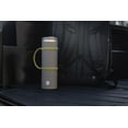 thumbnail image 3 of Swiss Tech Stainless Steel Insulated 360 Sip Water Bottle with Leakproof Lid, Silicone Handle and Hidden Storage Compartment, 20oz, Soft Touch Grey, 3 of 10