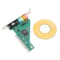 thumbnail image 1 of 120dB PCI Sound Card Full Duplex Playback Computer Accessory with 4 Channels for Windows 98 8738, 1 of 4