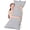 Dark Grey, variant on Galenzoov Memory Foam Filled Full-Body Support Pillow - Ultra Soft, Long Bed Pillow Designed for Adult Side Sleepers (White, 20×54 inch)