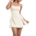 thumbnail image 4 of Bnwani Tennis Dresses for Women,Summer Dresses for Women,Built-in Bra,Quick Drying,Breathable,Casual,White,L, 4 of 5