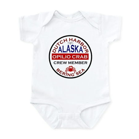 

CafePress - Dutch Harbor Bering Sea Crab Fishing Infant Bodysu - Baby Light Bodysuit Size Newborn - 24 Months