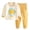 Yellow, variant on felwors Boys Pajamas Set Long Sleeve Sleepwear 2 Piece Pajama Set for Big Boys (Blue,2-3 Years)