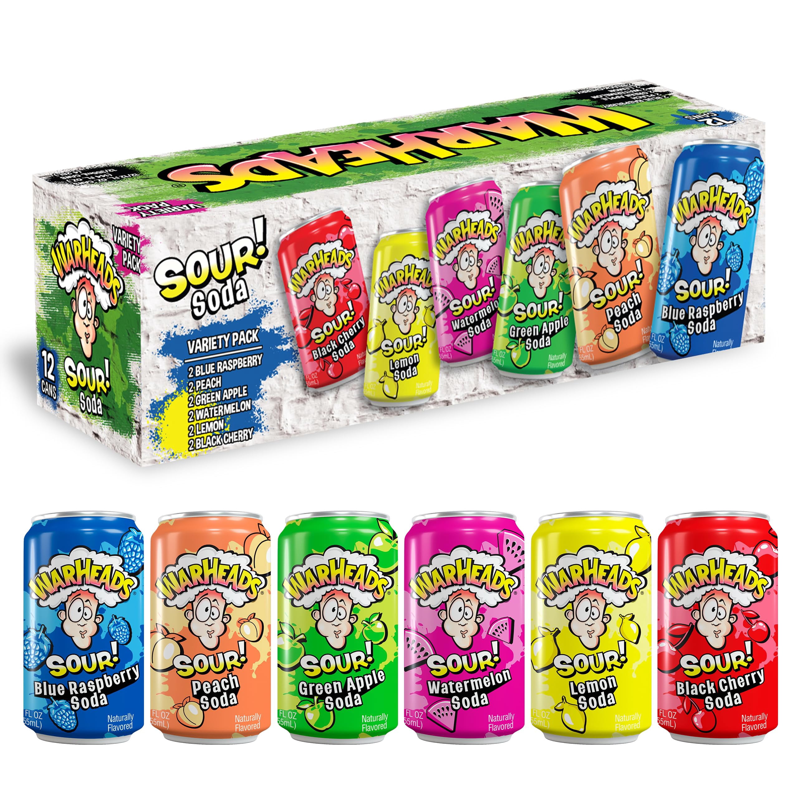Warhead Colours Warheads Candy Variety Pack