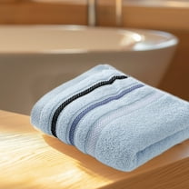 Premium Absorbent Face Towel, 75x35cm Soft Washcloth for Adults, Quick-Dry Bath Towel in Pink, Gray, Blue, Beige - 1 Piece