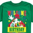 thumbnail image 3 of Disney - Mickey - Welcome To My Birthday Party - Toddler & Youth Short Sleeve Graphic T-Shirt, 3 of 5