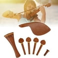 thumbnail image 2 of 4/4 Simple Design Violin Accessories, Violin Chin Rest, Violin Repair For Violin Maintenance Jujube Wood, 2 of 8