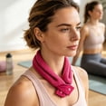 thumbnail image 4 of Soft Neck Cooling Wraps, Reusable Neck Cooler, Cooling Scarf Ice Bandanas, With Evaporative Cool Technology, Cools Instantly When Wet for Hot Weather, Sports, Fitness, Outdoor Activities, 4 of 6