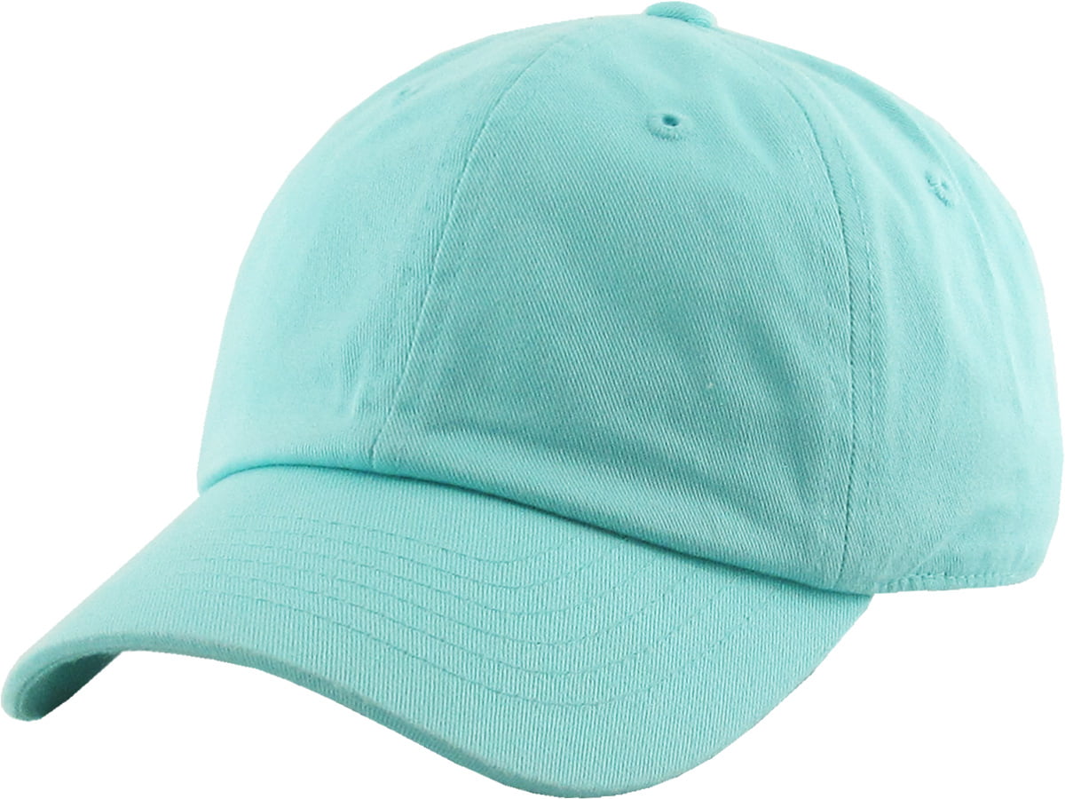 Baseball-Cap-Hat-Boys Kids Adjustable Plain Unisex Unconstructed Low Profile Cotton