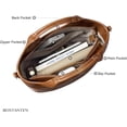 thumbnail image 3 of Genuine Leather Shoulder Bags Purses and Handbags for Women Satchel Designer Cross Body Hobo Medium Size Tote, 3 of 10