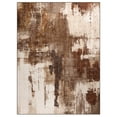 thumbnail image 7 of Dwelke Washable Area Rugs Non-Slip Modern Abstract Soft for Living Room Entryway Bedroom,Brown 5x7ft, 7 of 7