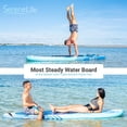 thumbnail image 6 of SereneLife Inflatable Stand Up Paddle Board - Wide Stable Design, Non-Slip Deck for Adults & Youth with Premium Paddle Board Accessories: Carry Bag, Dual Action Pump, Paddle, Ankle Leash - 10'6", 6 of 7