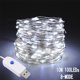thumbnail image 1 of Cadena de luces navideñas de 10/5 m con cable de cobre y USB, resistente al agua, para decoración de fiestas, bodas y hogares, 1 of 6