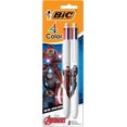 thumbnail image 1 of BIC 4 Color Retractable Ballpoint Pen with Marvel's Avengers Characters, Wide Barrel for Comfort, 2-Count in Assorted Ink-(Multicolor), 1 of 3