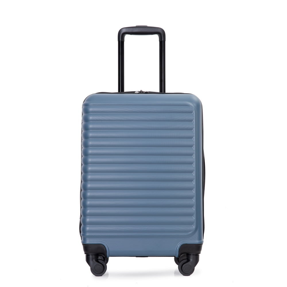 20-Inch ABS Hardside Carry On Luggage with Spinner Wheels, Lightweight Hard Shell Suitcase