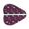 thumbnail image 5 of Yiaed Space Dinosaur Print Hair Cap with Button,Coral Fleece Hair Towel Wrap for Women Wet Hair,Quick Dry Turban for Wet Hair Long Thick Hair, 5 of 5