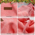 thumbnail image 4 of 4 Pieces Small Dog Sweater - Pet Dog Classic Knitwear Sweater Soft Thickening Warm Dogs Shirt Winter Puppy Sweater for Dogs, 4 of 6