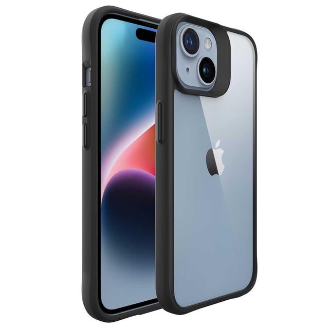 Funda TEKKU Combat para iPhone 15 Negra Transparente