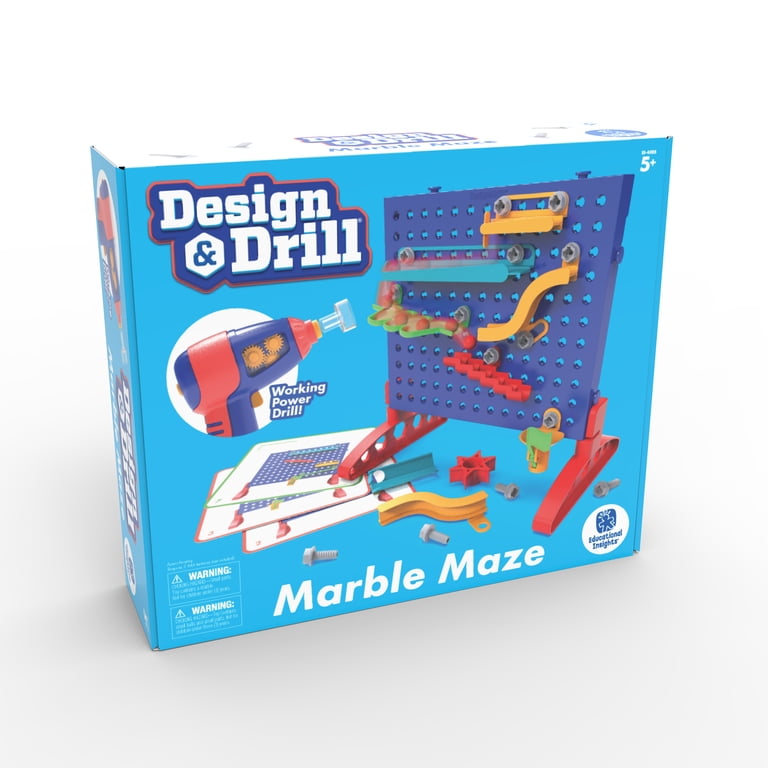 Design and Drill Marble Maze with Electric Drill and Challenge Cards photo 6