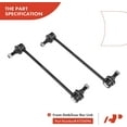 thumbnail image 5 of A-Premium 4Pcs Front Suspension Kit Lower Control Arm and Ball Joint Assembly Sway Bar Link Compatible with Nissan Sentra 2007-2012 2.0L 2.5L, 5 of 9