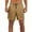 Khaki, variant on Coorders George Men's and Big Men's Linen Shorts,Men's Drawstring Pull-On Shorts with Pocket NavyM